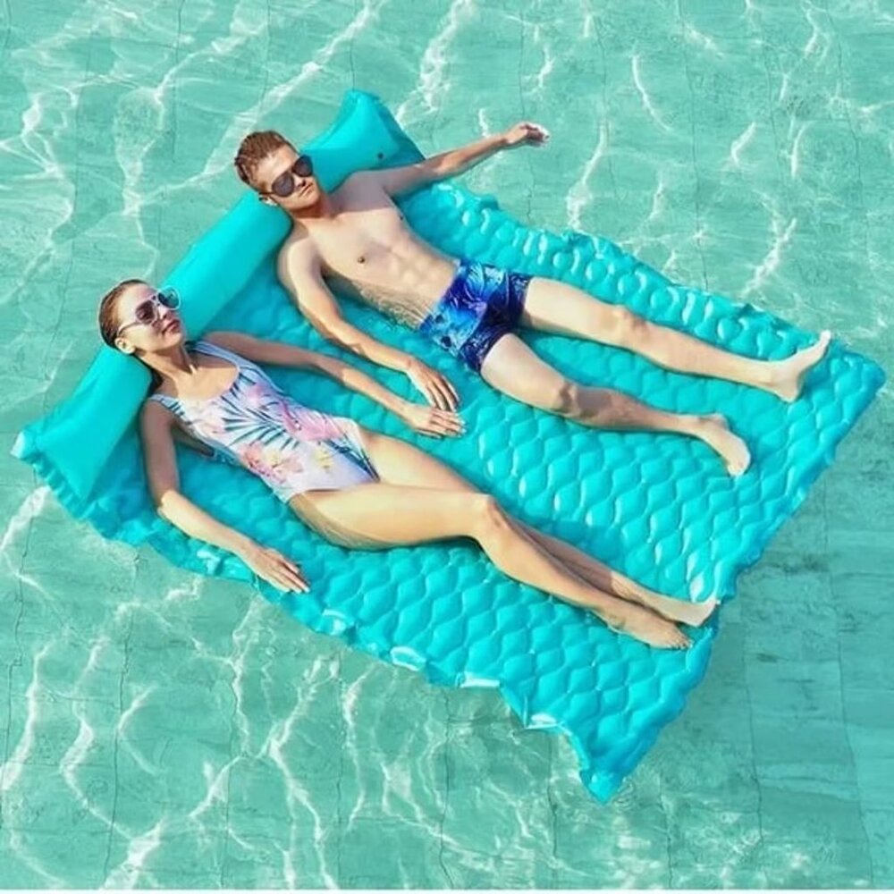 Giant Inflatable Floating Mat - Pool Float Lake Float Raft Lounge Floating Water